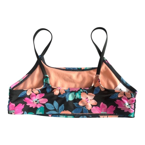 art class Floral Bikini Top - Black, Pink, Blue - Picture 5 of 9